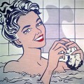 woman in bath 1963 POP
